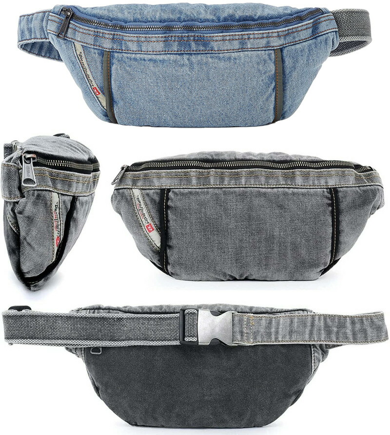 楽天市場】DIESEL ディーゼル ボディーバッグ ブラックホワイトジャ