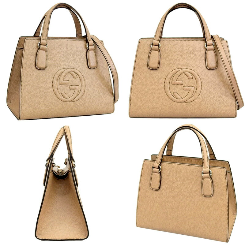 楽天市場】GUCCI グッチインターロックGエンボスロゴ2WAYショルダー