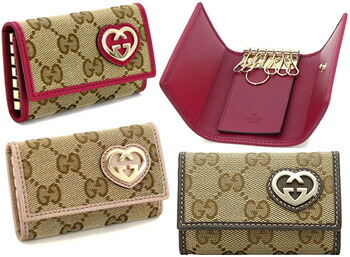 グッチ(GUCCI) キーケース ハート メンズキーケース・キーカバー