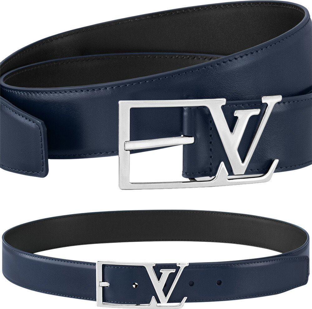 楽天市場】LOUIS VUITTONルイヴィトン メンズ上質ナッパレザーベルトLV