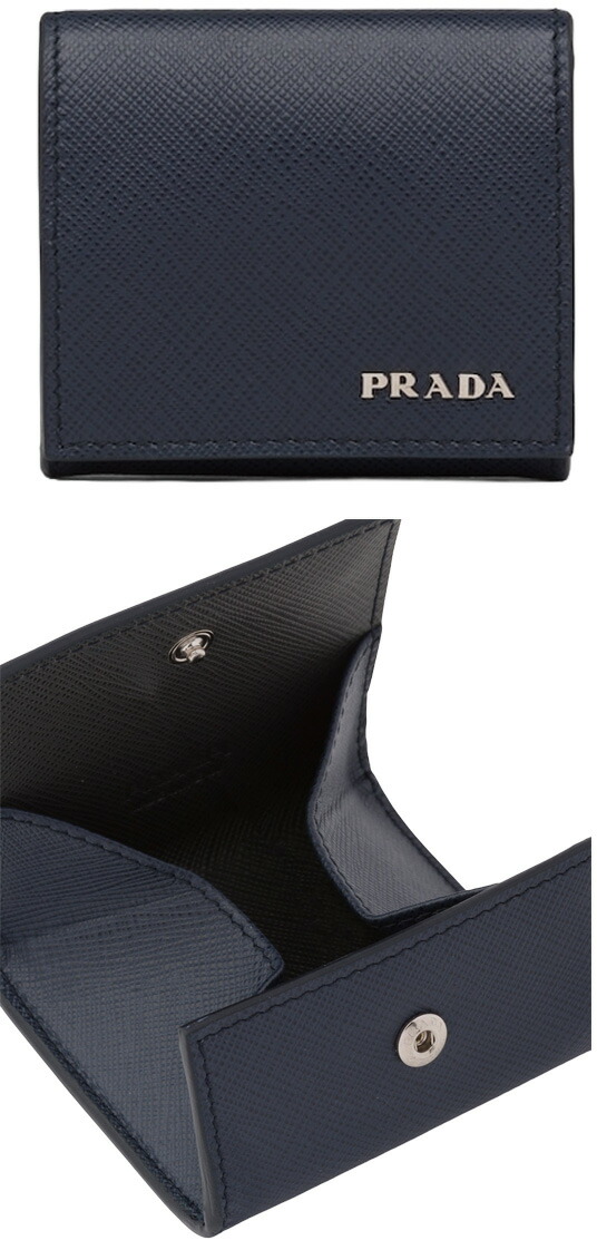 楽天市場】PRADA プラダ 小銭入れコインケース メタルロゴブラック