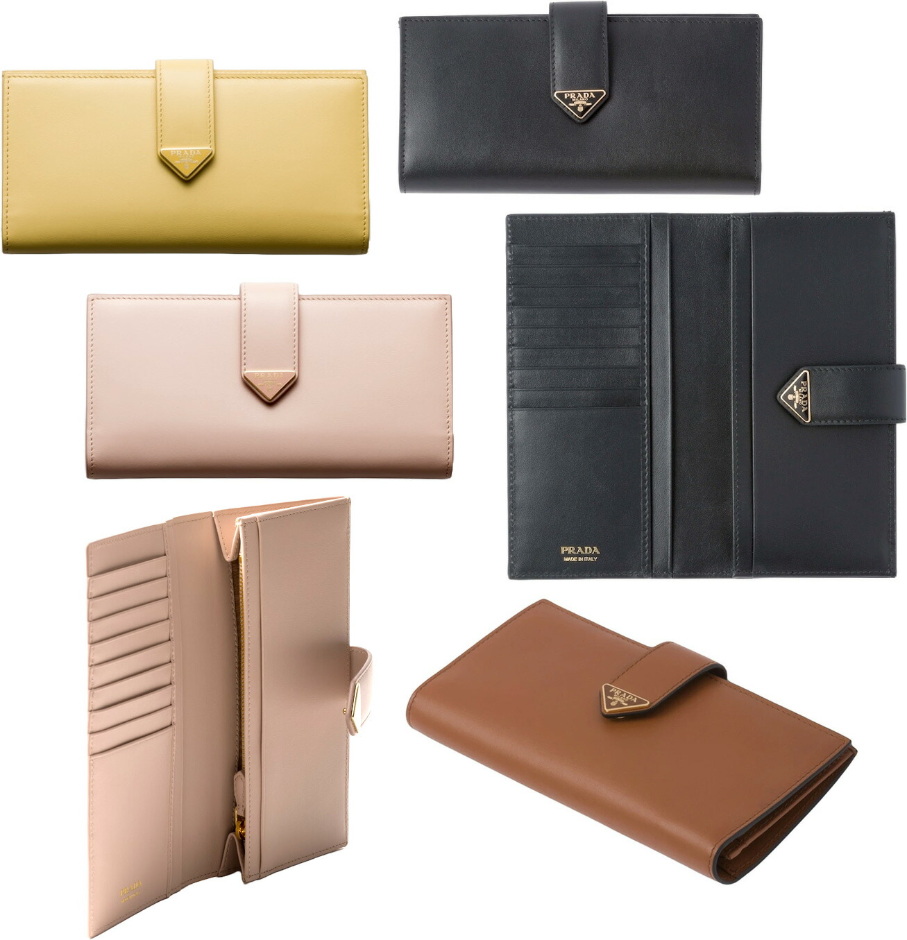 楽天市場】PRADA プラダ レディース小銭入れ付き二つ折り長財布ベルト