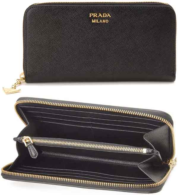 楽天市場】プラダ PRADA小銭入れ付きラウンドファスナー長財布ミラノ