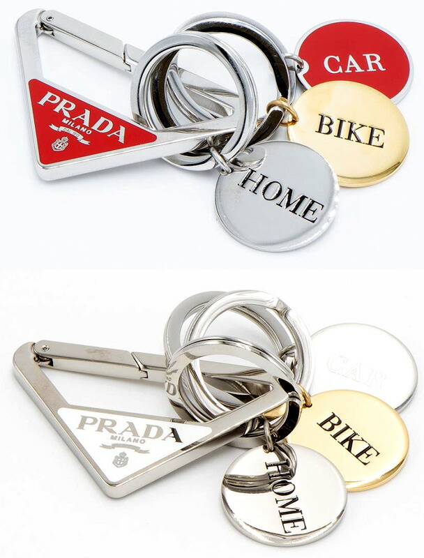 楽天市場】PRADA プラダ 三角ロゴプレートエナメルメタル