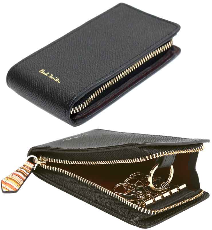 楽天市場】Paul Smith ポールスミスキーリング付きL字ファスナー 4連