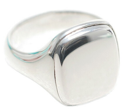 楽天市場】Tiffany&Co. ティファニー 指輪メンズ スクエアシグネット