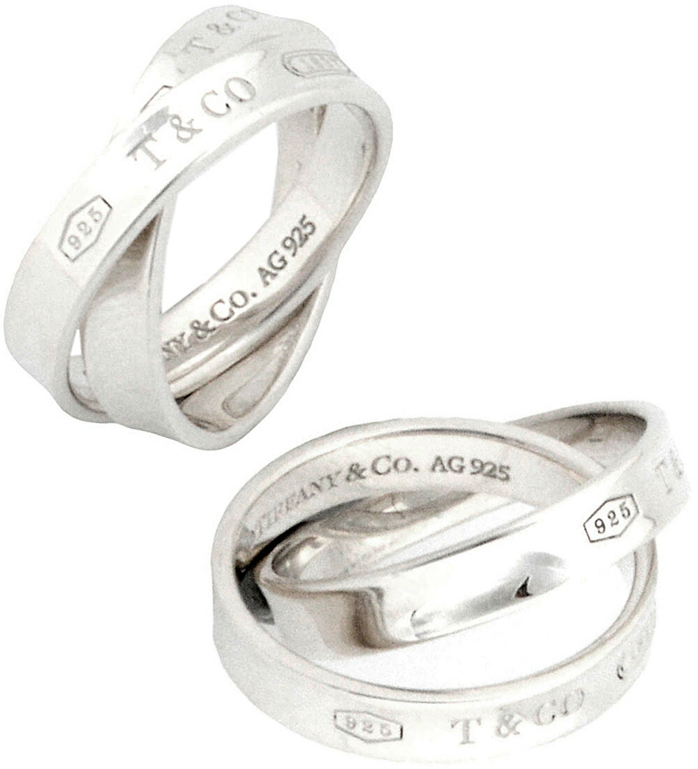 楽天市場】Tiffany&Co. ティファニー 指輪1837インターロッキング