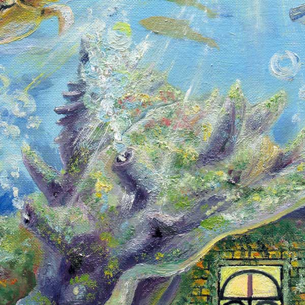 楽天市場】≪中島みつき油絵コレクション≫「海の隠れ家」【ハイ