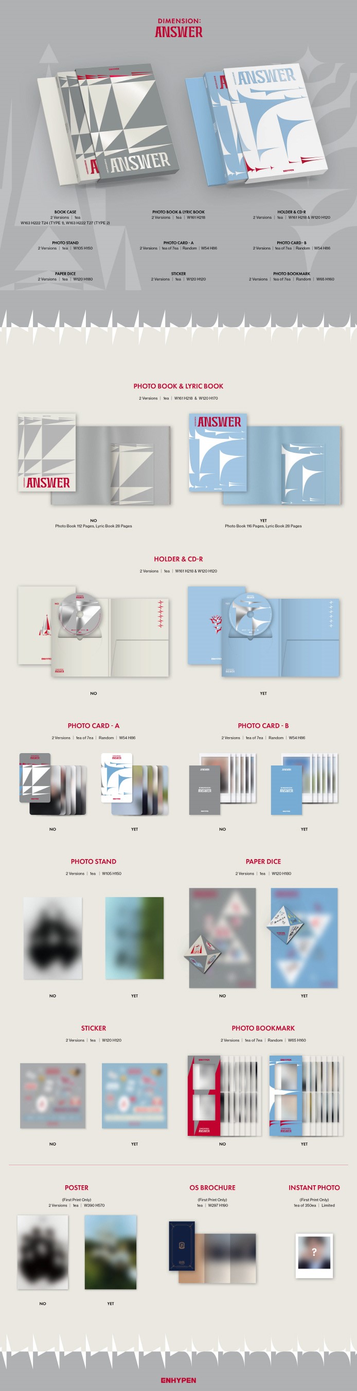 楽天市場】【おまけ付き】ENHYPEN 【DIMENSION : ANSWER】バージョン