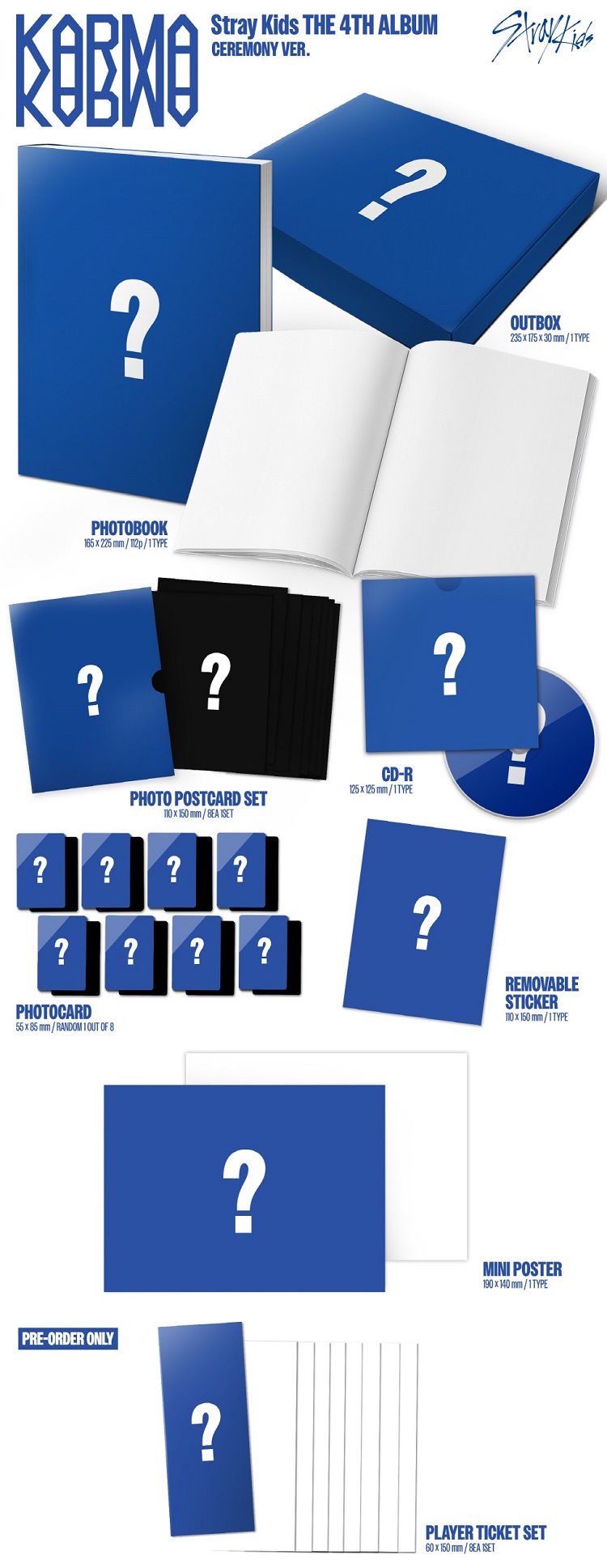 楽天市場】[初回特典+おまけ付き] Stray Kids [KARMA] 一般版