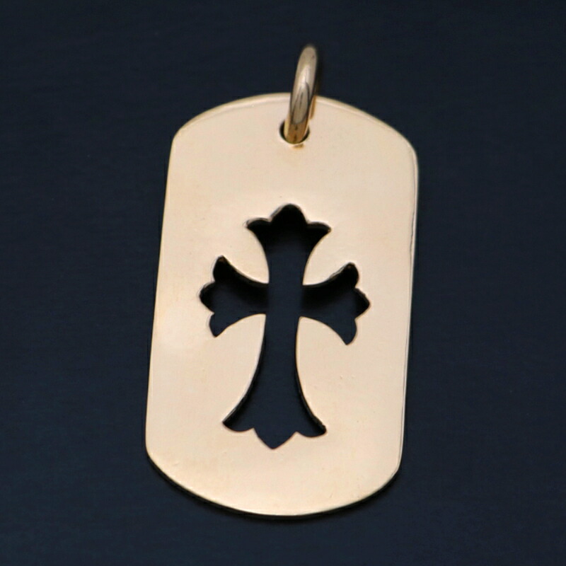 楽天市場】クロムハーツ【CHROMEHEARTS】【22K】【ラージ】ドッグタグ