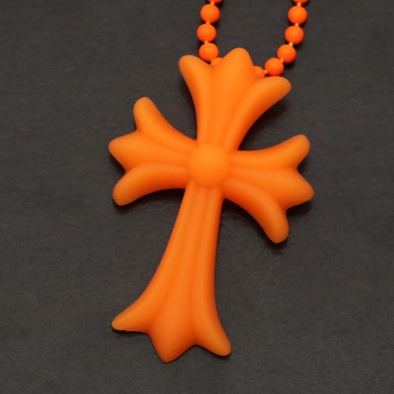 楽天市場】クロムハーツ【CHROMEHEARTS】ラバーCHクロス/ネックレス