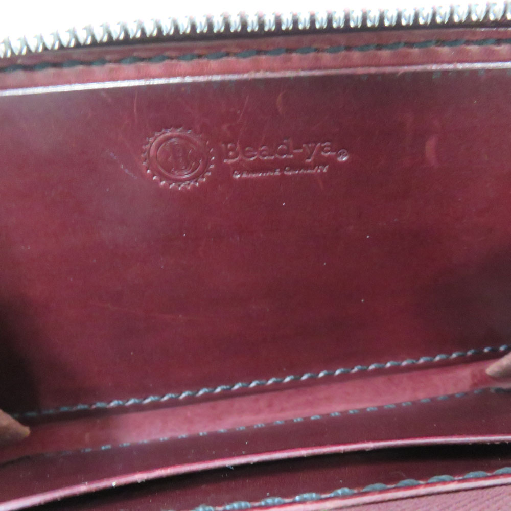 楽天市場】ビーズ屋公ちゃん コードバン ラウンドジップウォレット