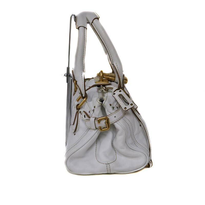 楽天市場】【クロエ】パディントン バッグ 鍵 ホワイト 白