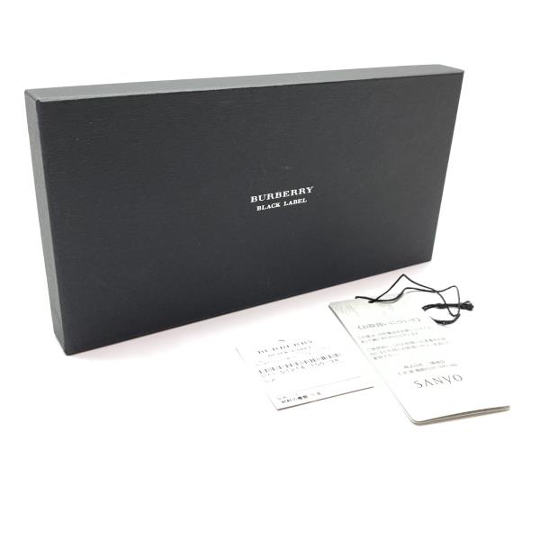 楽天市場】BURBERRY BLACK LABEL バーバリー ブラックレーベル 長財布