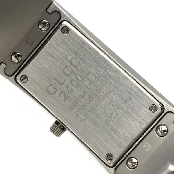 楽天市場】GUCCI グッチ 2400L レディース 腕時計 クオーツ シルバー