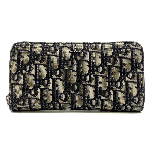 楽天市場】Dior ディオール ロングジップウォレット 長財布 ラウンド