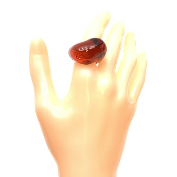 楽天市場】BACCARAT バカラ レッド 赤 クリスタル リング 指輪 約15号