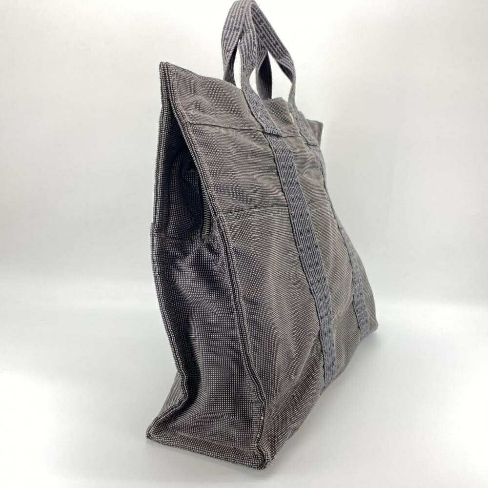 楽天市場】HERMES エルメス エールライントートMM ナイロンキャンバス