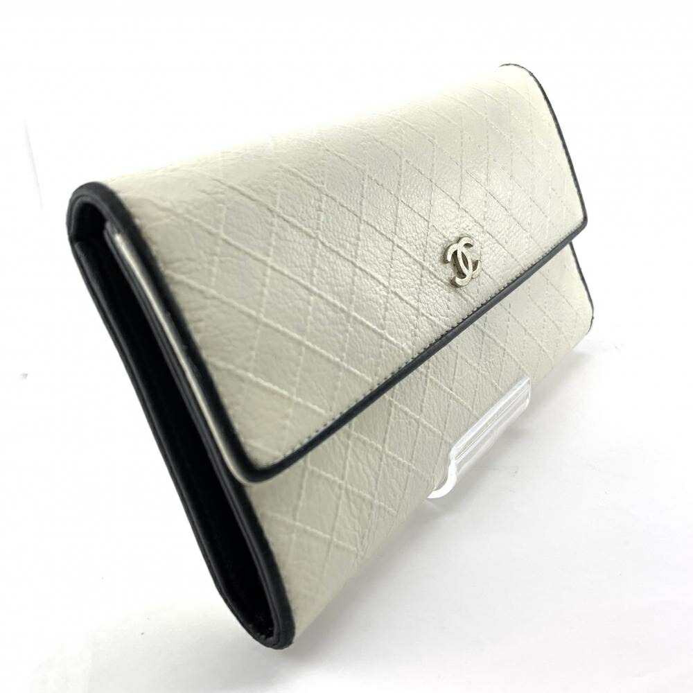 楽天市場】CHANEL シャネル ピコローレ 三つ折り長財布 レザー