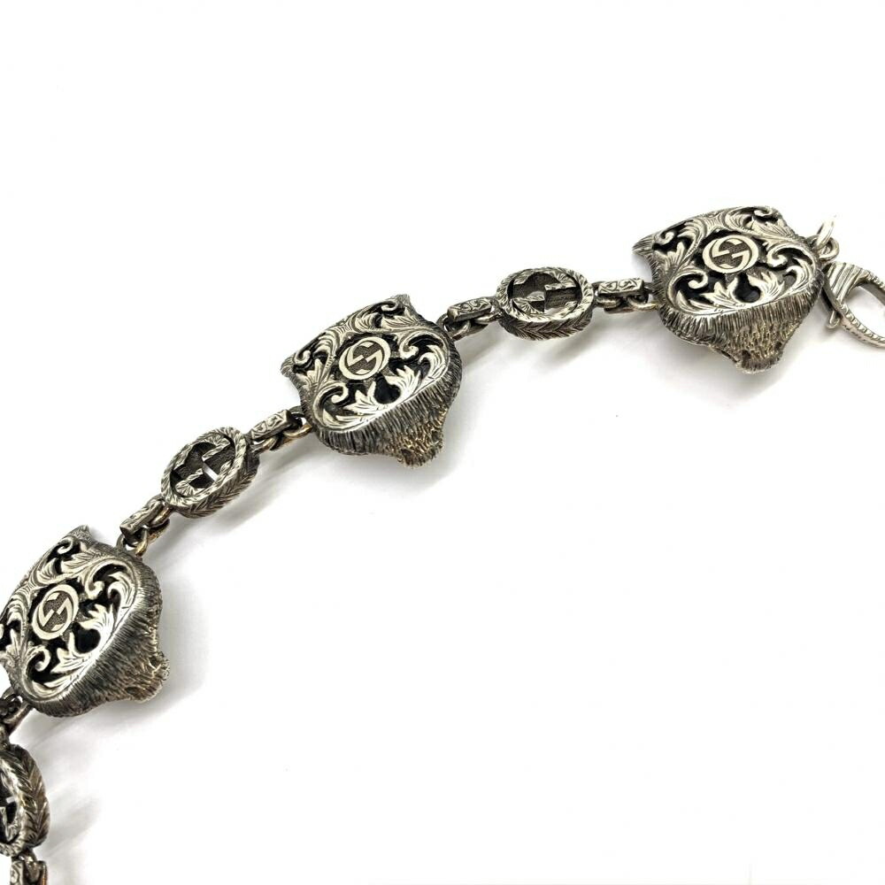 楽天市場】GUCCI グッチ 528028 ガーデンキャットヘッド ブレスレット