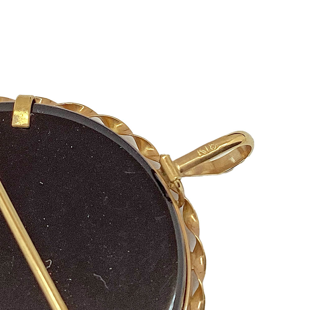 楽天市場】T【K18】カメオブローチ ペンダントトップ K18 総重量約10.8