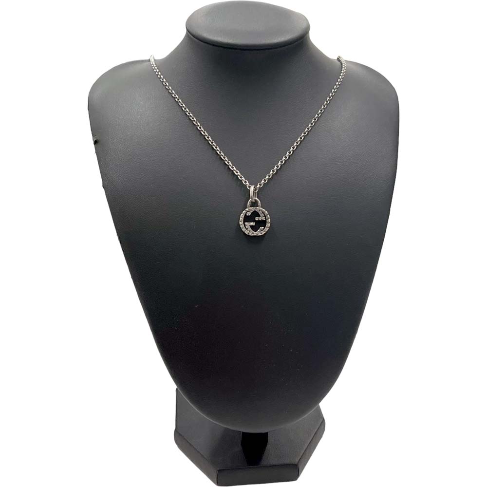 楽天市場】［南店］ 【良品】 グッチ 4217G 8402 アイコンネックレス