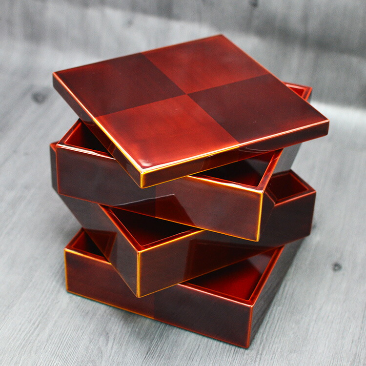 楽天市場】【2点で5％OFFクーポン 3/4 20時〜】 重箱 おしゃれ 木製 3