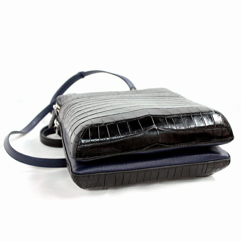楽天市場】クロコダイル 本革バッグ メンズ レザーバッグ ポシェット