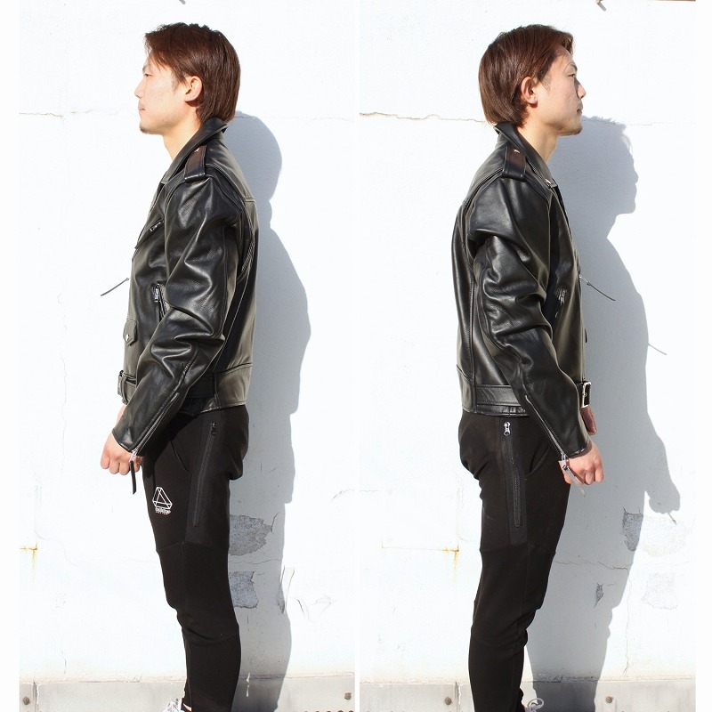 楽天市場】革ジャン メンズ ダブルライダースジャケット USタイプ 本革