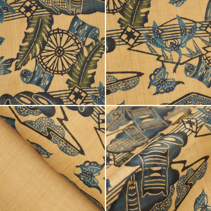 楽天市場】日本工芸会正会員 城間栄順本場琉球紅型芭蕉布 名古屋帯