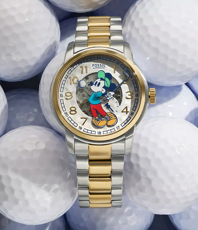 楽天市場】MICKEY MOUSE ミッキーマウス × FOSSIL フォッシル ゴルフ