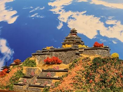 楽天市場】【完成品】 安土城 B4サイズ 織田信長（滋賀県安土町豊浦