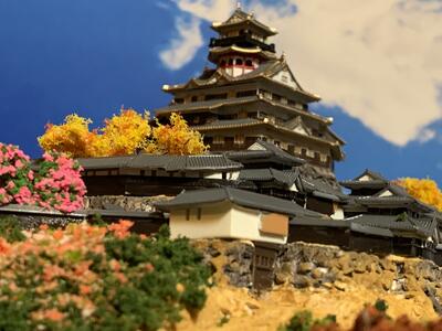 楽天市場】【完成品】 安土城 B4サイズ 織田信長（滋賀県安土町豊浦