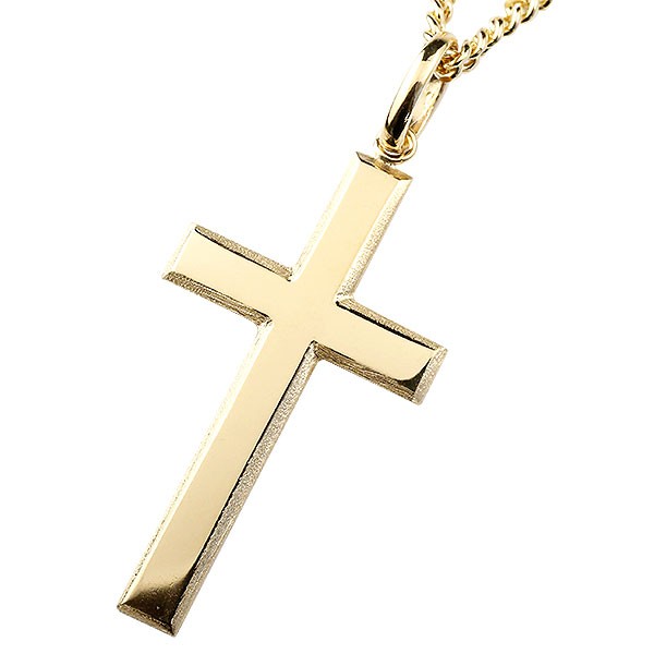 楽天市場】18金ジュエリー イエローゴールドk18 大きい クロス