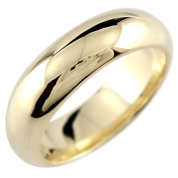 楽天市場】18金 リング イエローゴールドk18 指輪 甲丸 地金宝石なし 5