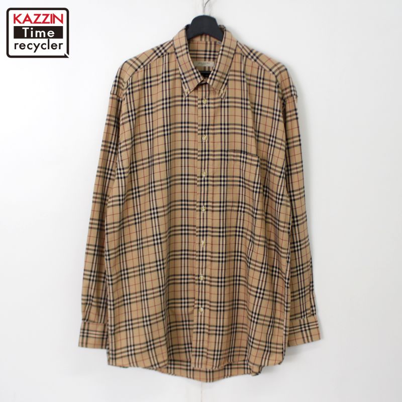 楽天市場】00s USA製 バーバリー BURBERRY チェック柄 ボタンダウン