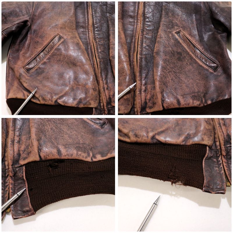 楽天市場】50s ヴィンテージ ホースハイド レザー スポーツジャケット