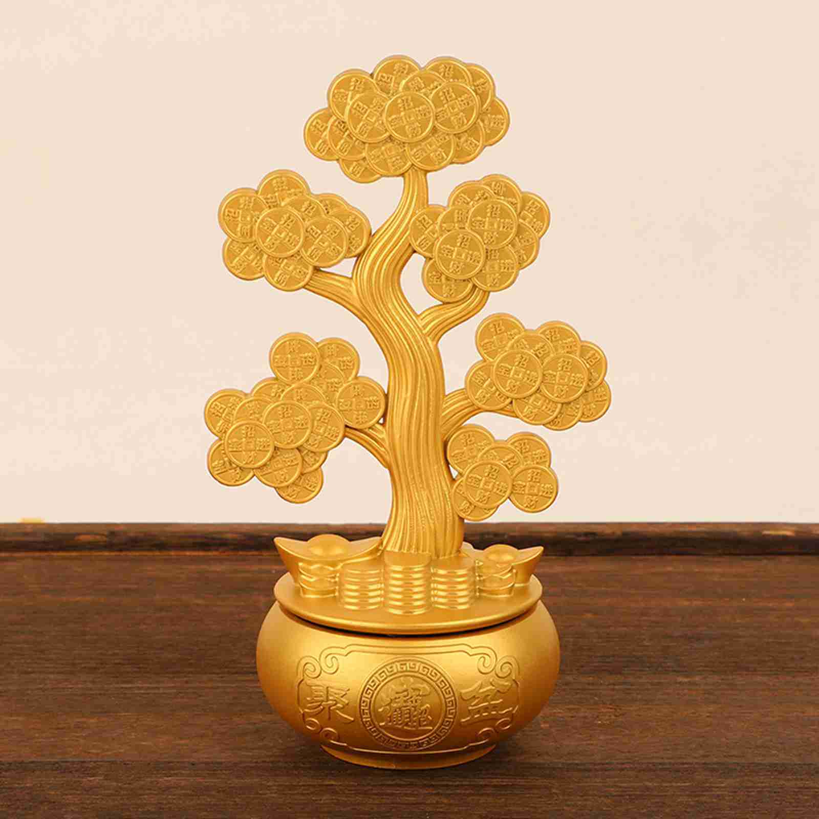 楽天市場】招財樹 金のなる木 銅製 開運 金色 金運 運気 アップ 恋愛