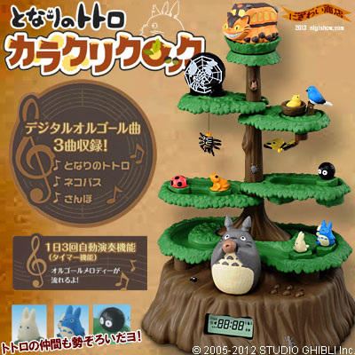 楽天市場】【販売終了】 となりのトトロ カラクリクロック 【 千と千尋