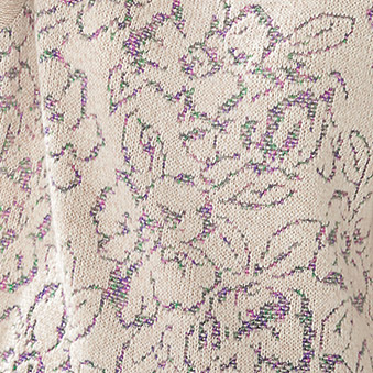 楽天市場】ニット セーター 長袖 レディース 日本製 かすり花柄