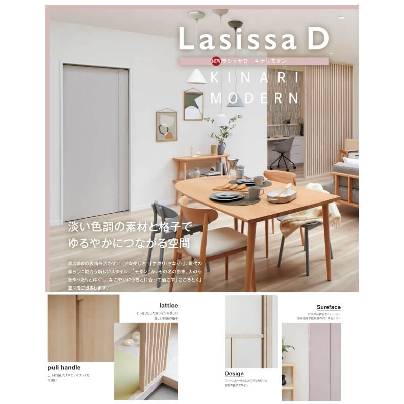 楽天市場】クローゼット扉 ドア 6枚 折れ戸 ラシッサD キナリモダン