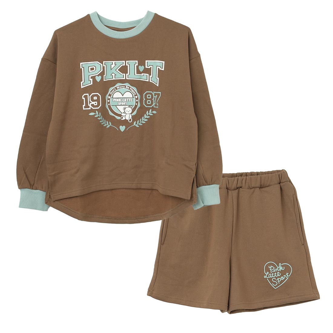 楽天市場】裏起毛 パンツ ピンクラテの通販