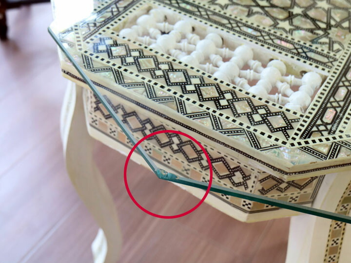 楽天市場】螺鈿家具 Mother of Pearl エジプト螺鈿の工芸家具 サイド