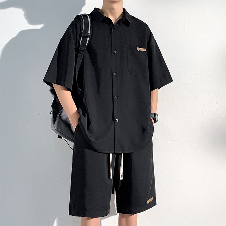 楽天市場】セットアップ 接触冷感 夏 メンズ 大きいサイズ シャツ 半袖