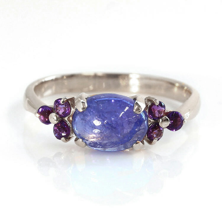 楽天市場】選べる脇石 タンザナイト K10 カラーゴールド リング