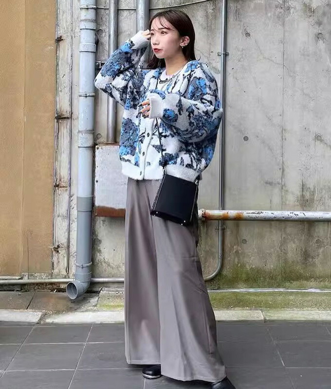 楽天市場】送料無料 トップス ニットカーディガン ニットカーデ クルー