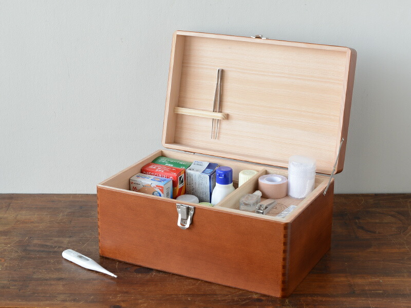 楽天市場】倉敷意匠 木製 ツガの救急箱 Lサイズ［17098-06］ : 生成
