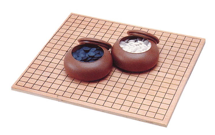 楽天市場】【囲碁セット】 すぐ始められます！碁石 碁笥 碁盤 19路 19