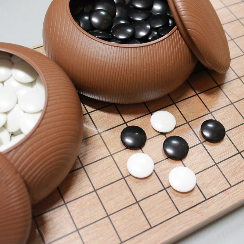 楽天市場】【囲碁セット】 すぐ始められます！碁石 碁笥 碁盤 19路 19